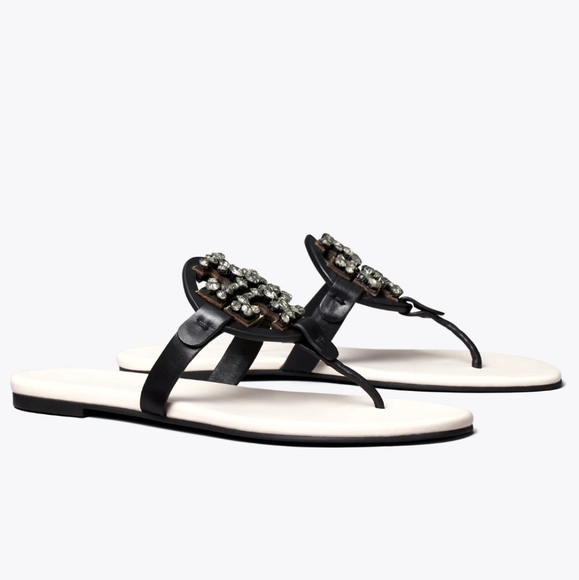 Tory Burch Crystal Miller Soft Sandal - Picture 6 of 6